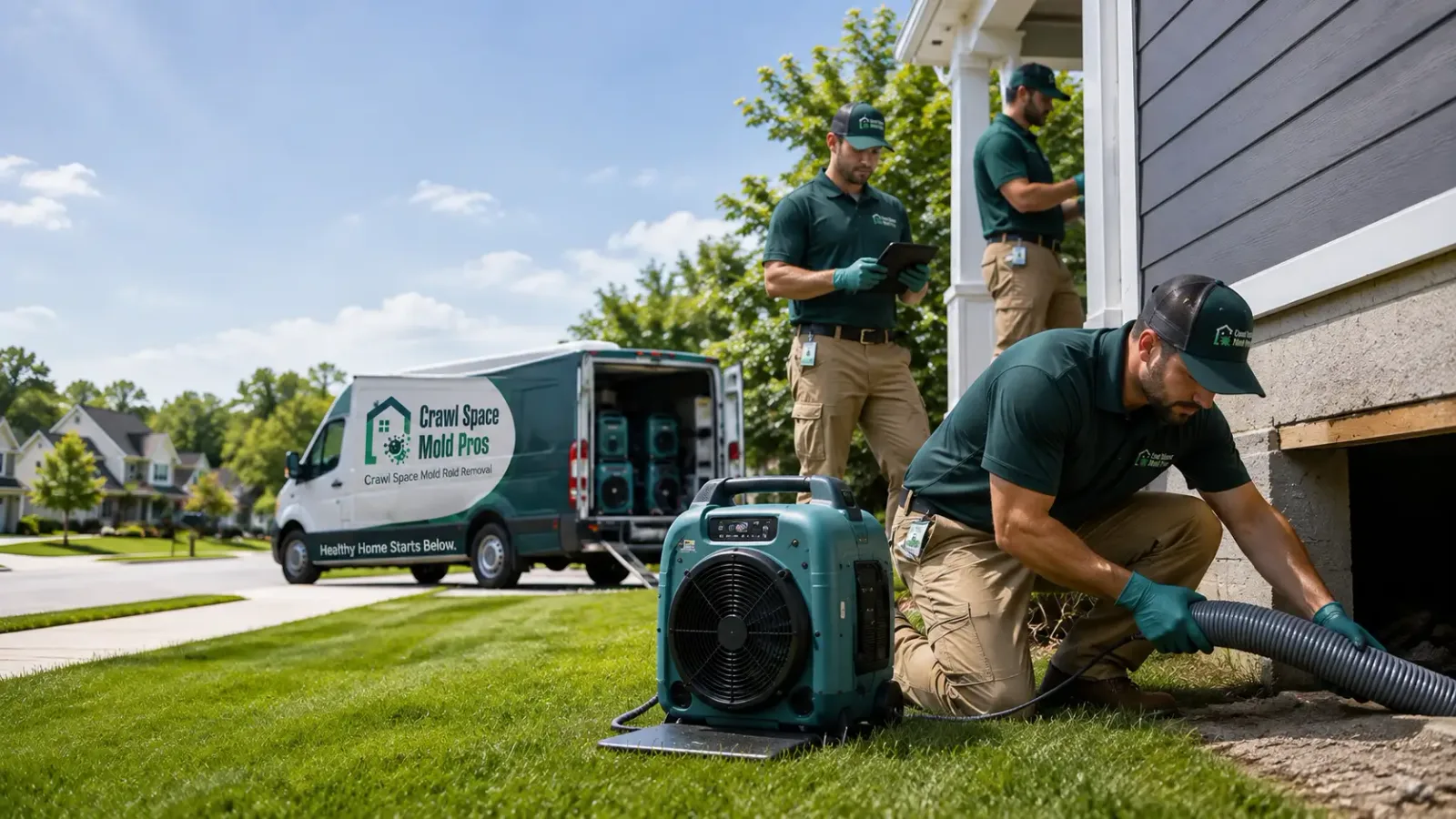 Crawl Space Mold Removal in Delaware City, DE